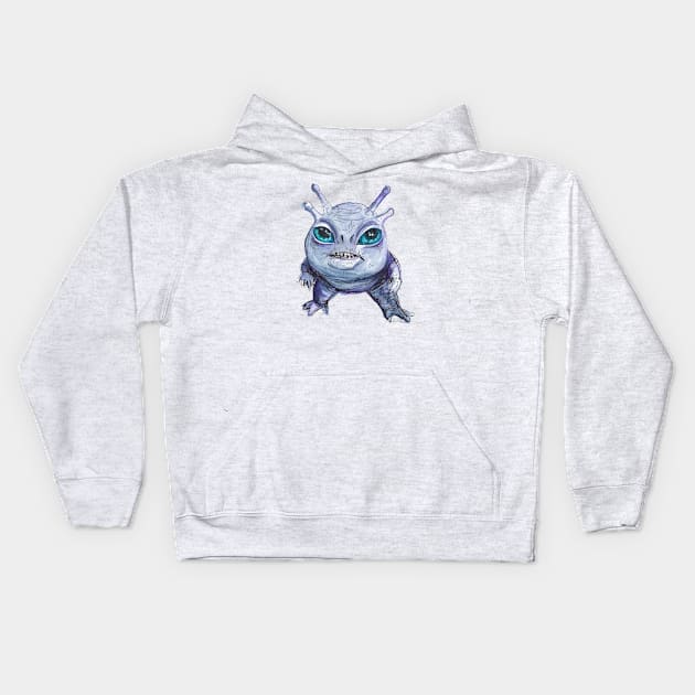 The Mighty Pting Kids Hoodie by samanthagarrett